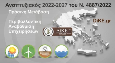 Πράσινη Μετάβαση – Περιβαλλοντική Αναβάθμιση Επιχειρήσεων - Αναπτυξιακός